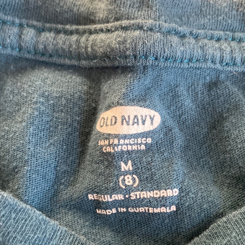 Old Navy Blue Long Sleeve Kids Tee - Picture 3 of 4